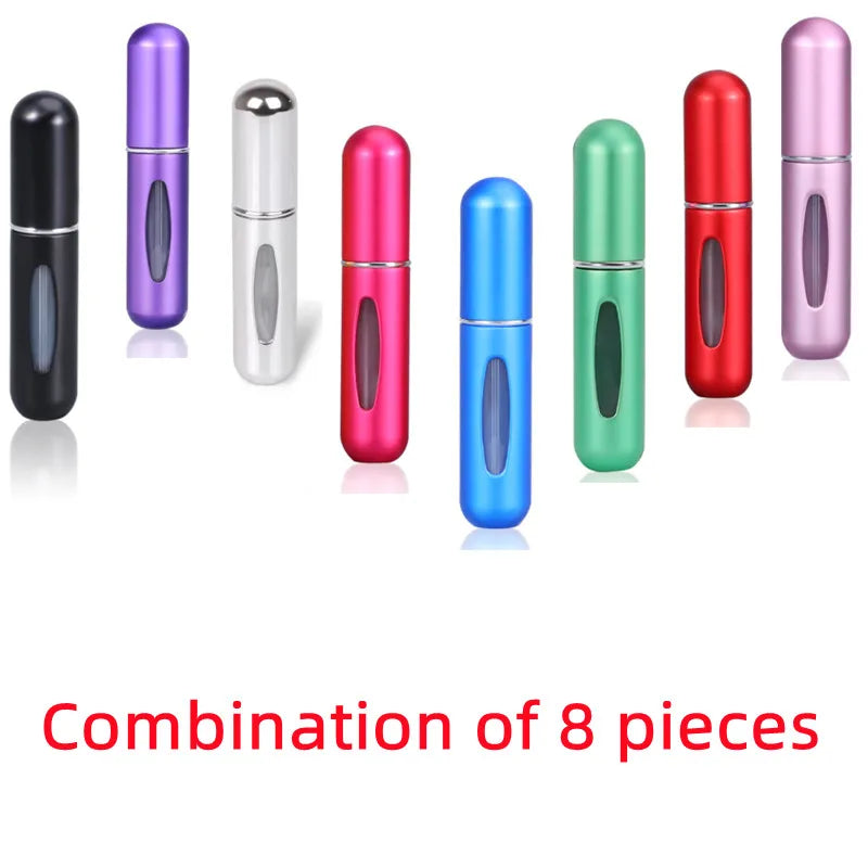 5ml Bottom Charge Perfume Refillable Bottle Liquid Container For Cosmetics Spray Bottling Dispenser Press Head Portable Travel