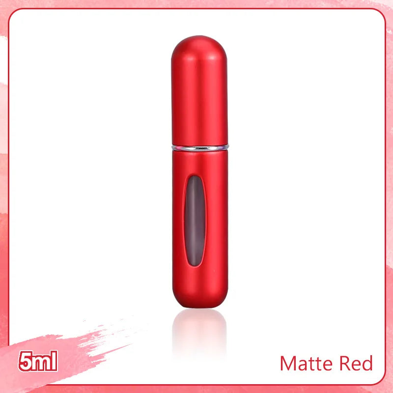 5ml Bottom Charge Perfume Refillable Bottle Liquid Container For Cosmetics Spray Bottling Dispenser Press Head Portable Travel