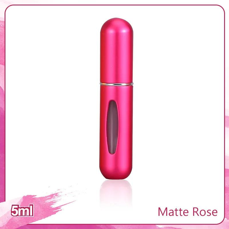 5ml Bottom Charge Perfume Refillable Bottle Liquid Container For Cosmetics Spray Bottling Dispenser Press Head Portable Travel