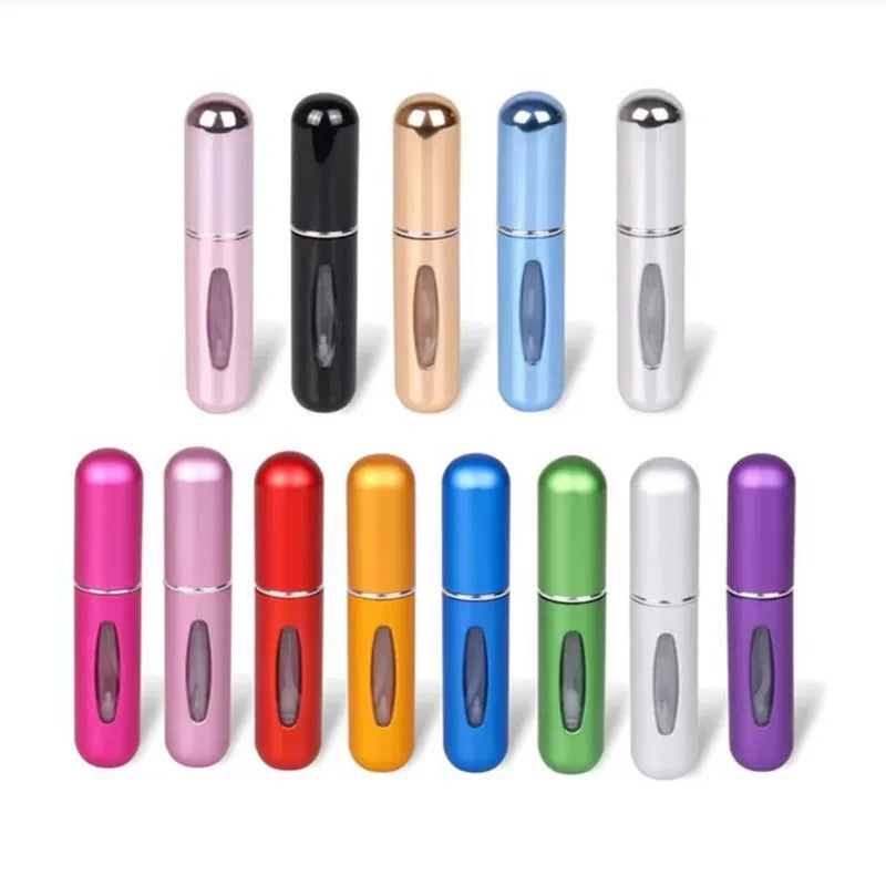5ml Bottom Charge Perfume Refillable Bottle Liquid Container For Cosmetics Spray Bottling Dispenser Press Head Portable Travel