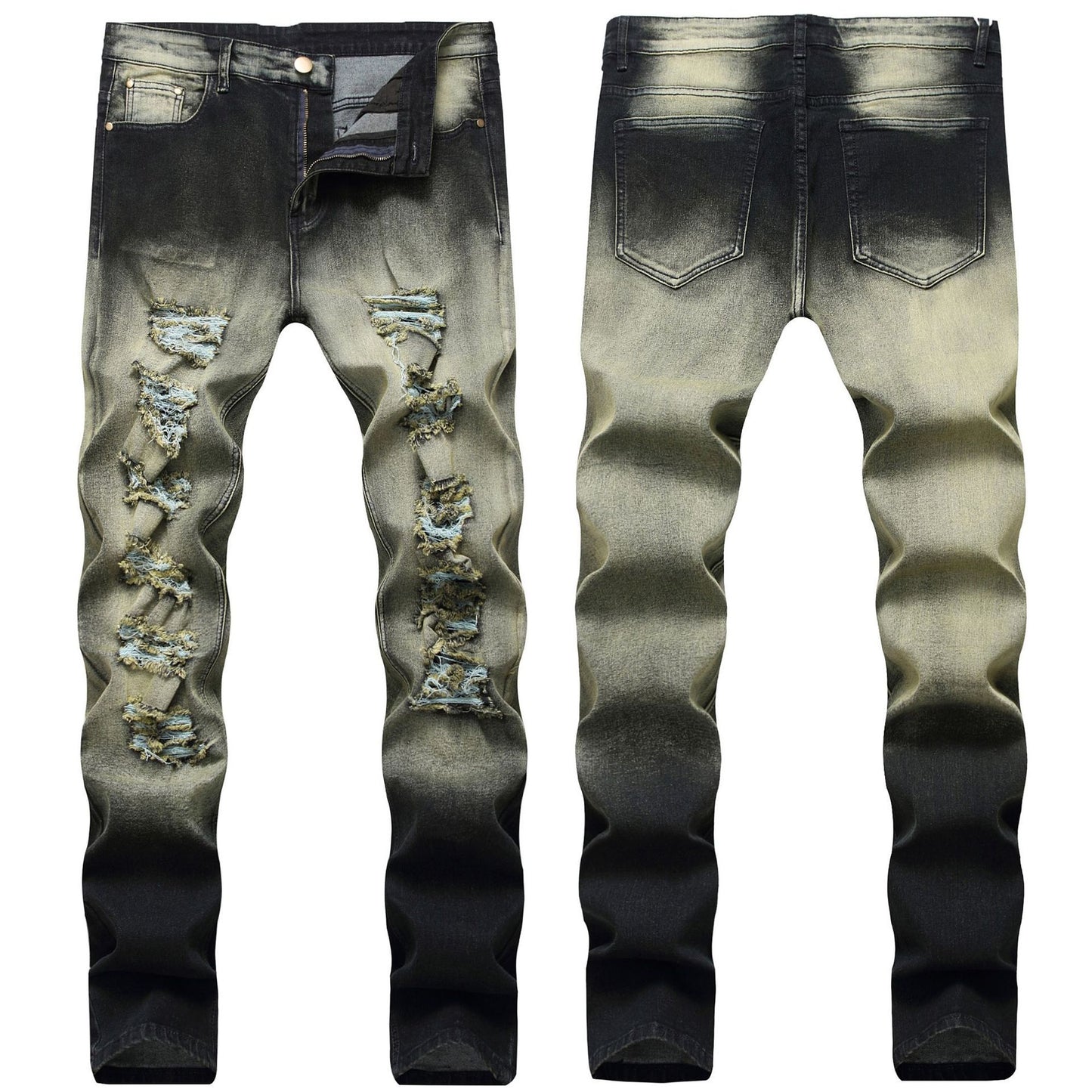 Men's Fashion And Comfort Ripped Jeans