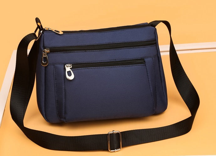 New Fashion Middle-Aged & Elderly Women's Casual Nylon Oxford Crossbody Bag, Multi-Functional Shoulder Bag For Mom