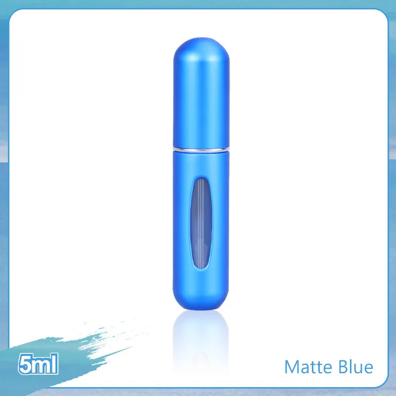 5ml Bottom Charge Perfume Refillable Bottle Liquid Container For Cosmetics Spray Bottling Dispenser Press Head Portable Travel