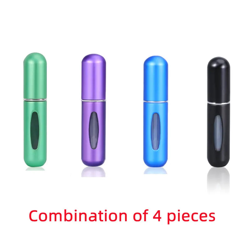5ml Bottom Charge Perfume Refillable Bottle Liquid Container For Cosmetics Spray Bottling Dispenser Press Head Portable Travel