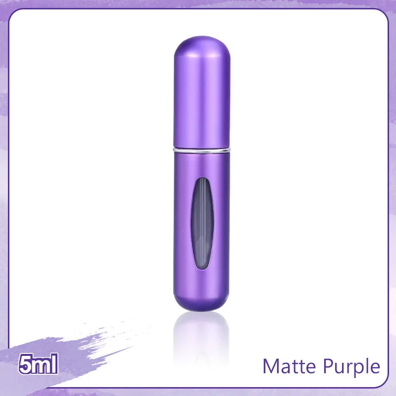 5ml Bottom Charge Perfume Refillable Bottle Liquid Container For Cosmetics Spray Bottling Dispenser Press Head Portable Travel