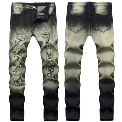 Men's Fashion And Comfort Ripped Jeans
