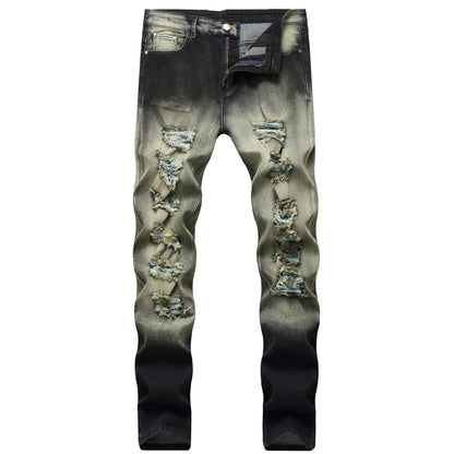 Men's Fashion And Comfort Ripped Jeans