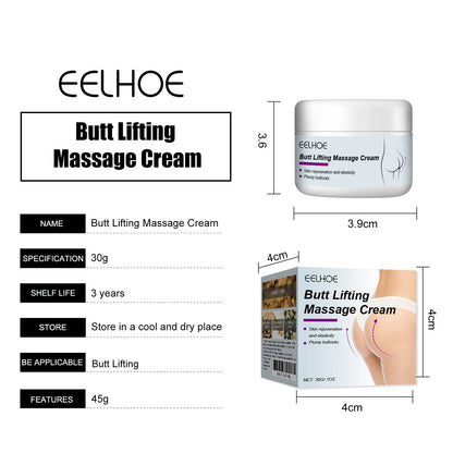 Butt Lifting Massage Cream, Hip Care, Tightens The Body Skin, Enhances Buttock Elasticity, Moisturizes and Nourishes