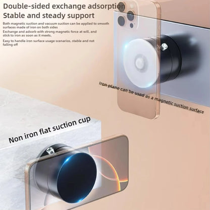 Ultra Magnetic Phone Holder Foldable Car Phone Mount Dashboard Phone Bracket 360 Degree Rotation Vacuum Suction Cup GPS Stand