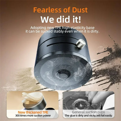 Foldable Phone Stand Strong Magnetic Car Phone Holder Dashboard Phone Holder 360° Rotating Vacuum Suction Cup GPS Bracket in Car