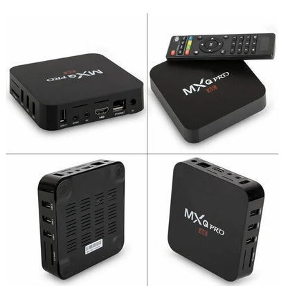 MXQ Pro 4K Ultra HD 64Bit Wifi Android 7.1 Quad Core Smart TV Box Media Player